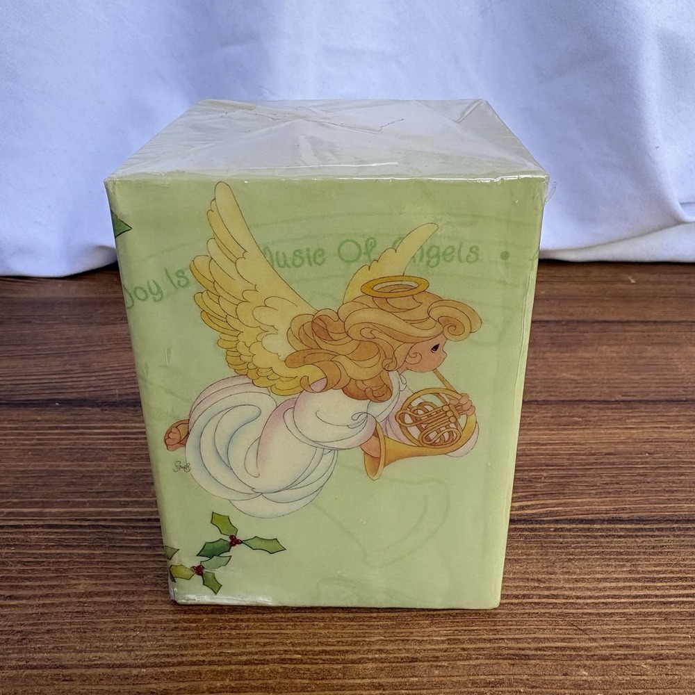 Vintage Precious Moments Christmas Angel Candle Sealed Holiday Collectible - Picture 3 of 10
